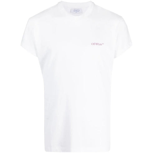 Off White Moon Cam Arrow Logo White T Shirt